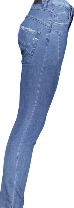 Please P78A Jeans Boyfriend Knopfleiste blau P78A_BQ2N3Q