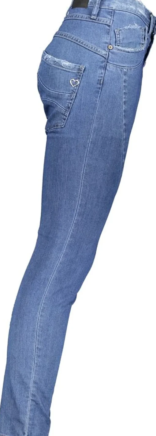 Please P78A Jeans Boyfriend Knopfleiste blau P78A_BQ2N3Q