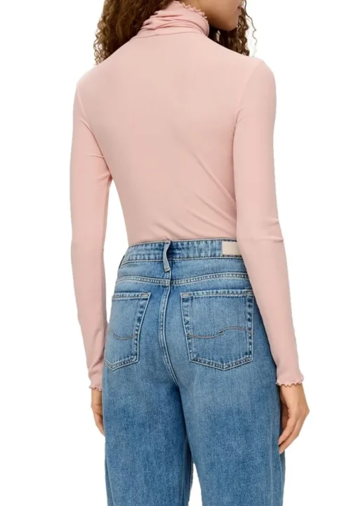 QS by s.Oliver Geripptes Longsleeve S23 2138340