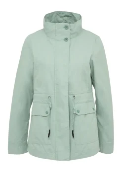 QS designed by Baumwolljacke mit Tunnelzug in Taille grün S15 2155487
