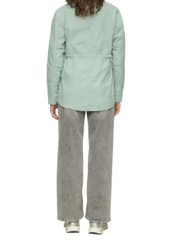 QS designed by Baumwolljacke mit Tunnelzug in Taille grün S15 2155487