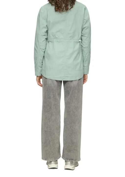 QS designed by Baumwolljacke mit Tunnelzug in Taille grün S15 2155487