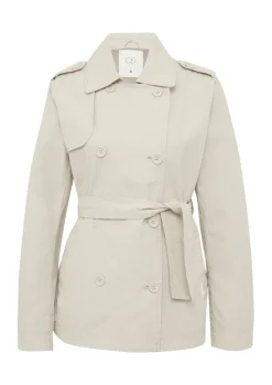QS designed by kurzer Trenchcoat mit Gürtel  S15 2159450