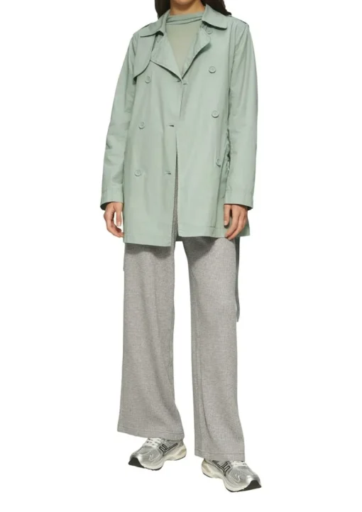 QS designed by kurzer Trenchcoat mit Gürtel  S15 2159450