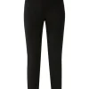 QS designed by Leggings Veloursleder- Optik Lederimitat Elastikbund schwarz S22 2125268