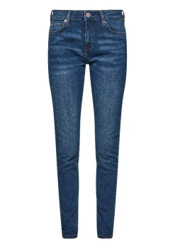 QS designed by Skinny: Super Skinny leg-Jeans blau S22 2102008