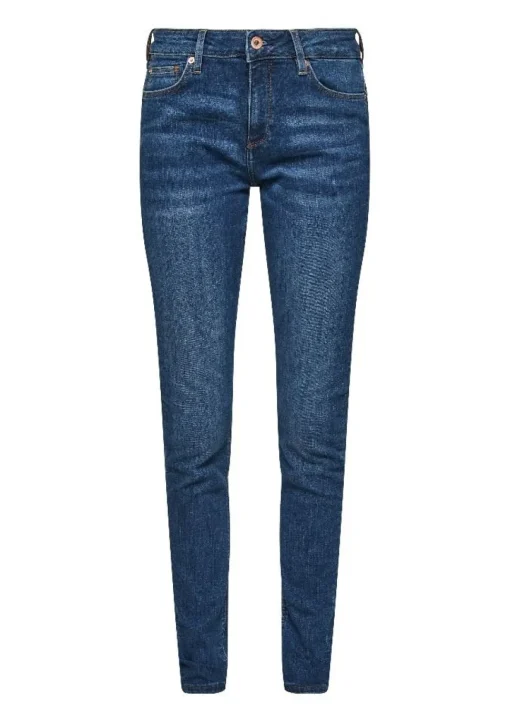 QS designed by Skinny: Super Skinny leg-Jeans blau S22 2102008