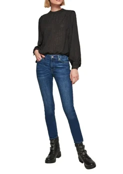 QS designed by Skinny: Super Skinny leg-Jeans blau S22 2102008