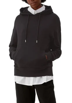 QS designed by Swatshirt aus Viskosemix weiß, schwarz S22  2120112