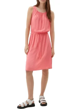 QS designed by Viskosekleid mit Raffung S13 2132725