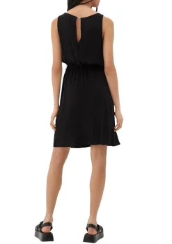 QS designed by Viskosekleid mit Raffung S13 2132725