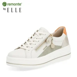 Remonte by ELLE Sneaker Leder creme glitzer S14  D1C01-81