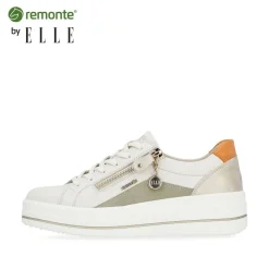 Remonte by ELLE Sneaker Leder creme glitzer S14  D1C01-81