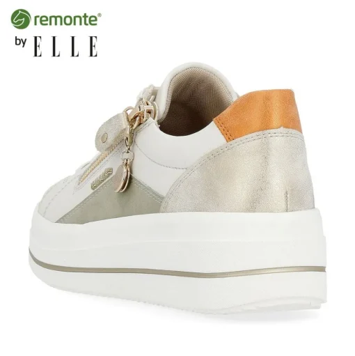Remonte by ELLE Sneaker Leder creme glitzer S14  D1C01-81