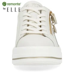 Remonte by ELLE Sneaker Leder creme glitzer S14  D1C01-81