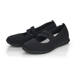 Remonte Damen Ballerinas schwarz R7102-01