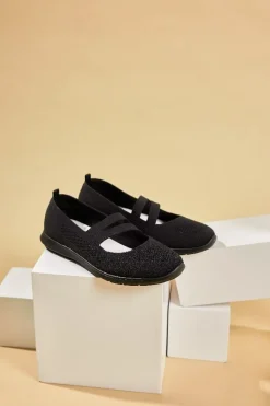 Remonte Damen Ballerinas schwarz R7102-01