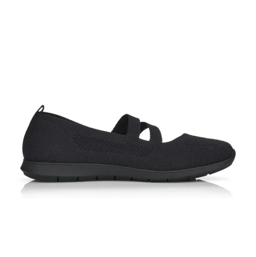 Remonte Damen Ballerinas schwarz R7102-01
