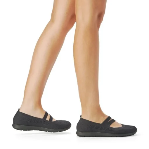 Remonte Damen Ballerinas schwarz R7102-01
