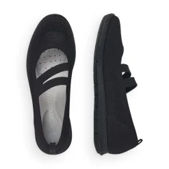 Remonte Damen Ballerinas schwarz R7102-01