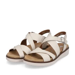Remonte Damen Riemchensandalen hellbeige S13  D2060-60