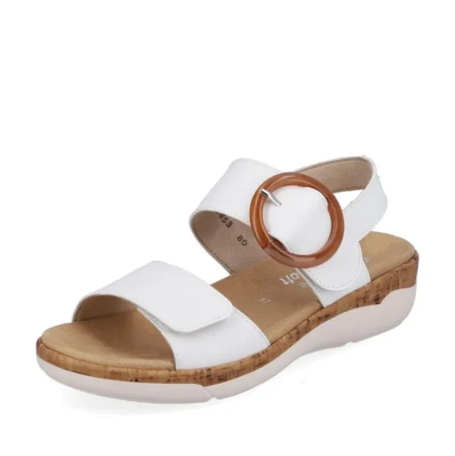 Remonte Damen Riemchensandalen edelweiß S13  R6853-80