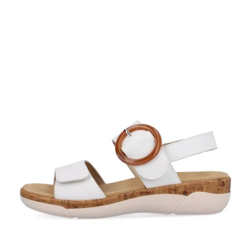 Remonte Damen Riemchensandalen edelweiß S13  R6853-80
