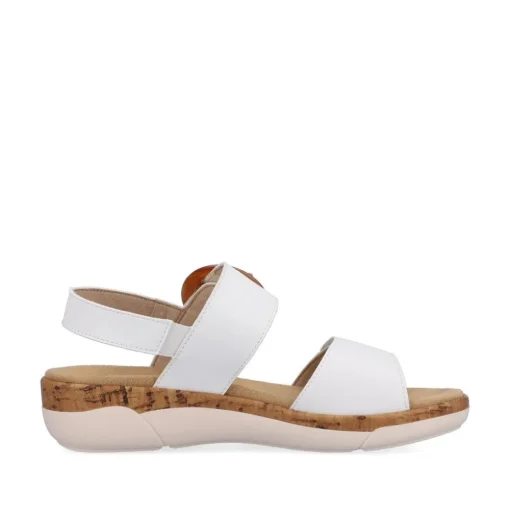 Remonte Damen Riemchensandalen edelweiß S13  R6853-80