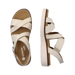 Remonte Damen Riemchensandalen hellbeige S13  D2060-60