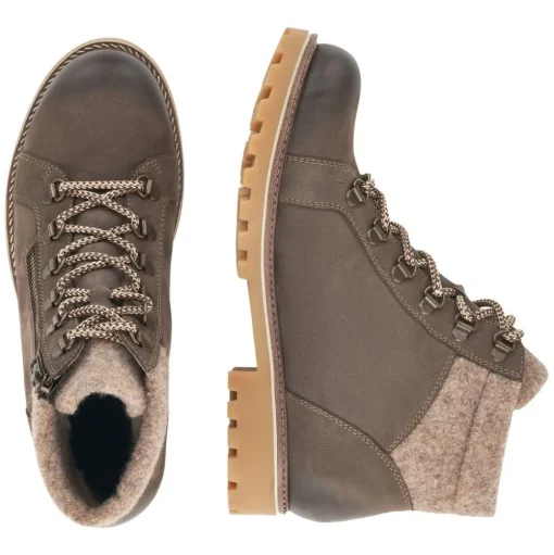 Remonte Damen Schnürboots Schnürstiefelette TEX- Membran robust braun S22 D7478-45