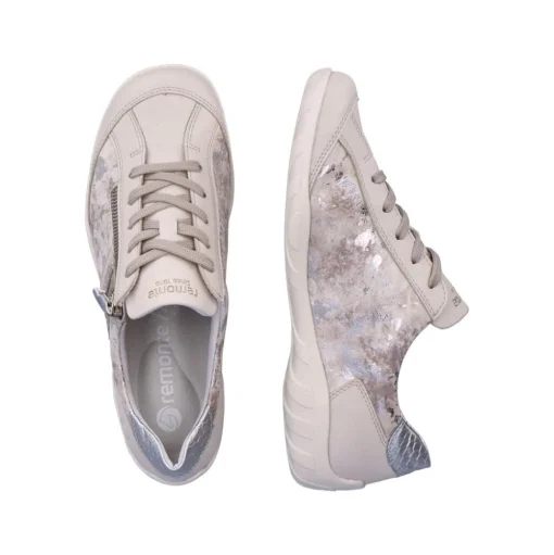 Remonte Damen Schnürschuhe hellbeige S13 R3407-60