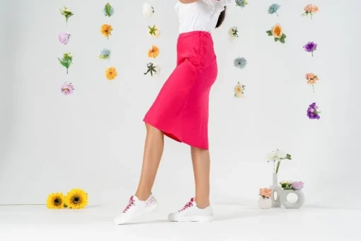 Remonte Damen Sneaker bunte Schnürsenkel weiß S12  D0900-82
