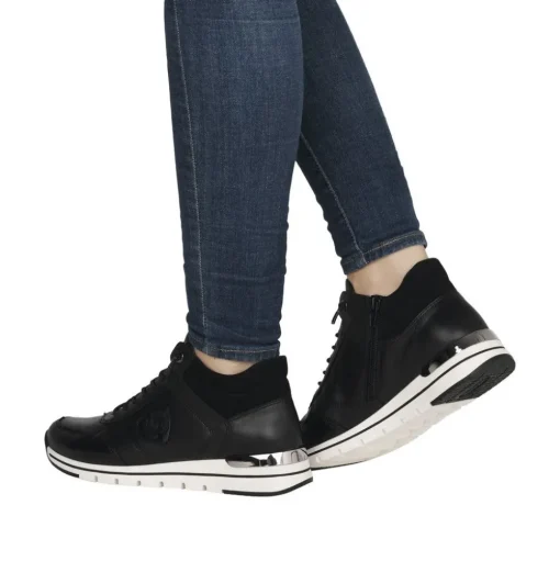 Remonte Damen Sneaker High Leder Wechselfußbett S23 R6771-01