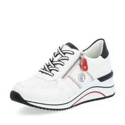 Remonte Sneaker Leder Wechselfußbett weiß S14 D0T04-81