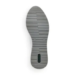 Remonte Sneaker Schnürer Leder blau kombi softfoam Wechselfußbett  R2527-15