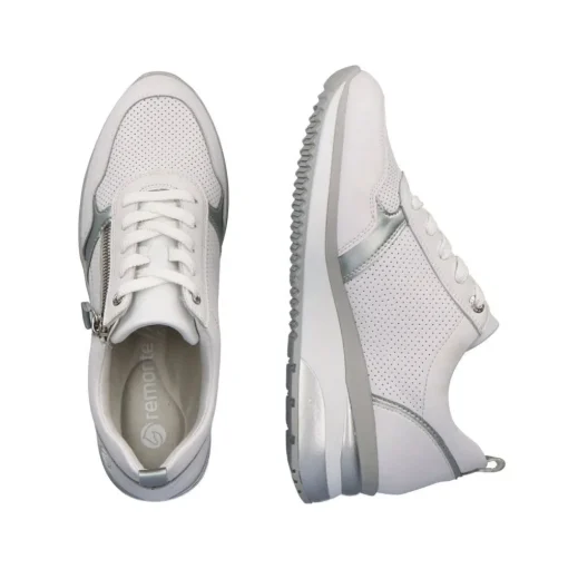 Remonte Sneaker weiß Reißverschluss S13  D2409-80