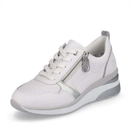 Remonte Sneaker weiß Reißverschluss S13  D2409-80