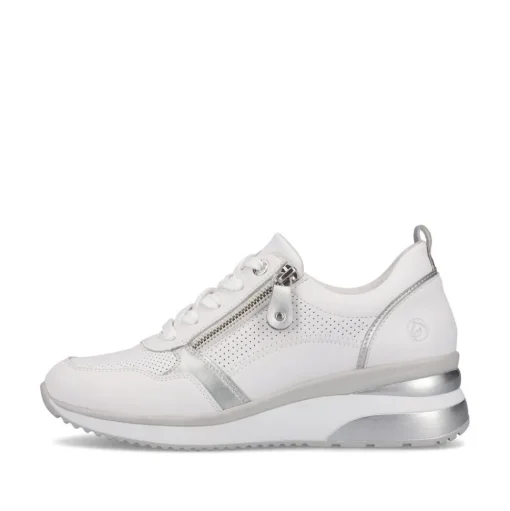 Remonte Sneaker weiß Reißverschluss S13  D2409-80