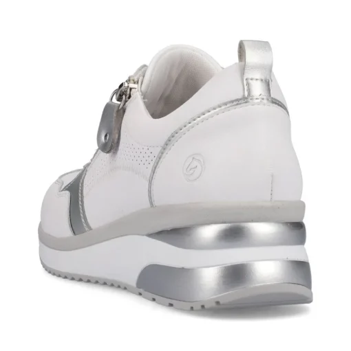 Remonte Sneaker weiß Reißverschluss S13  D2409-80