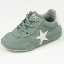 Richter Kinder Lauflernschuh Halbschuh Schnürer Sneaker grün 0050-1111-1721