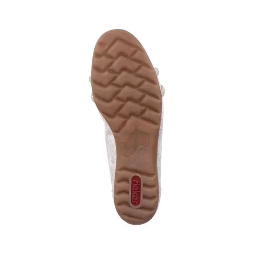 Rieker Antistress Damen Ballerina Knoten- Detail gold S13 L9368-60