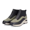 Rieker Antistress Damen Stiefelette Keilabsatz grün S24 N9362-54