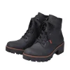 Rieker Antistress Damen Schnürstiefel Schnürboot schwarz S22 79240-00