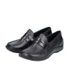 Rieker Antistress Damen Slipper Schlupfschuh Leder schwarz S22  L1752-00