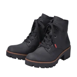 Rieker Antistress Damen Schnürstiefel Schnürboot schwarz S22 79240-00