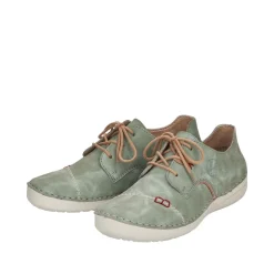 Rieker Antistress Damen Schnürschuh grün S12   52528-52