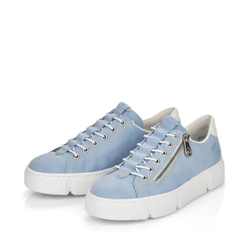 Rieker Antistress Damen Sneaker Plateausohle blau S13 N5952-10