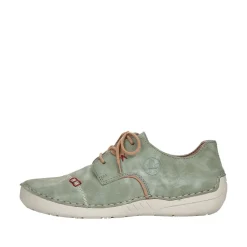 Rieker Antistress Damen Schnürschuh grün S12   52528-52