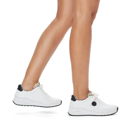 Rieker Antistress Damen Sneaker Wechselfußbett weiß S13 M4903-80