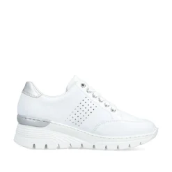 Rieker Antistress Damen Sneaker Keilabsatz weiß S13 N8321-80